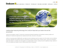 Tablet Screenshot of lindcom.dk
